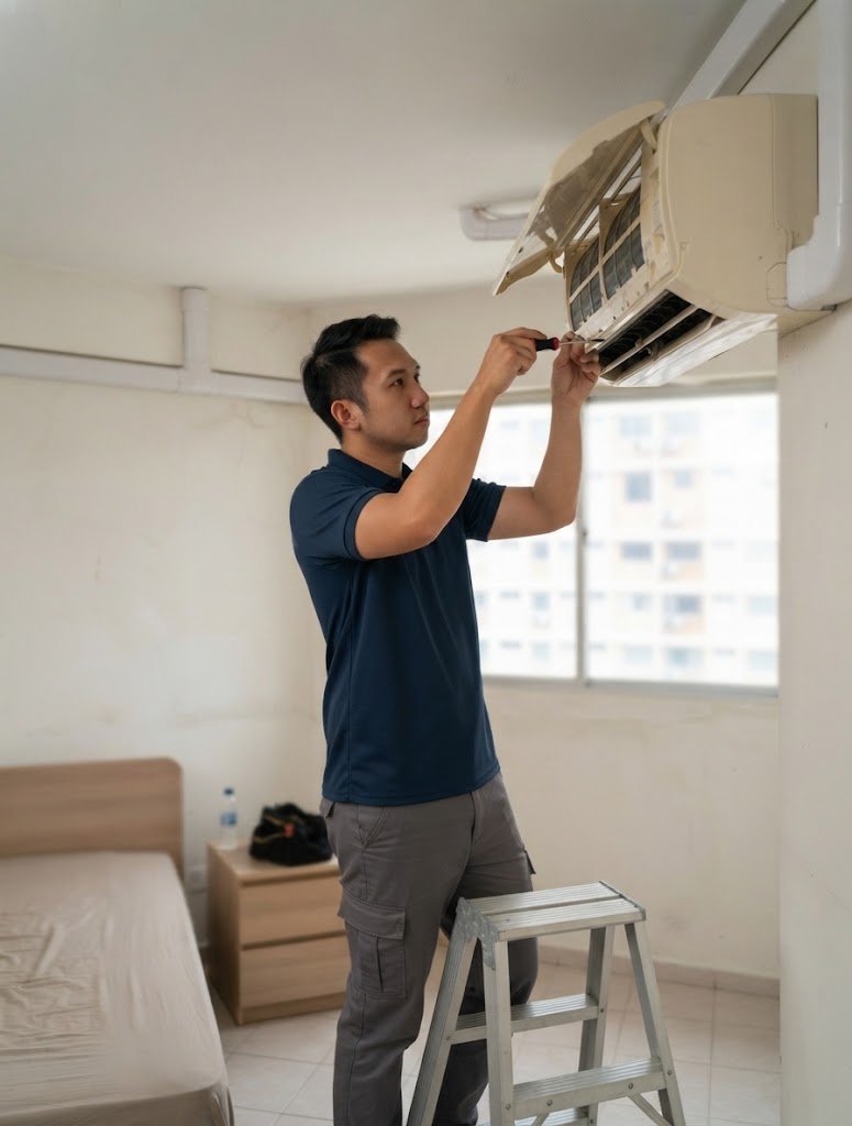 Technician At Work